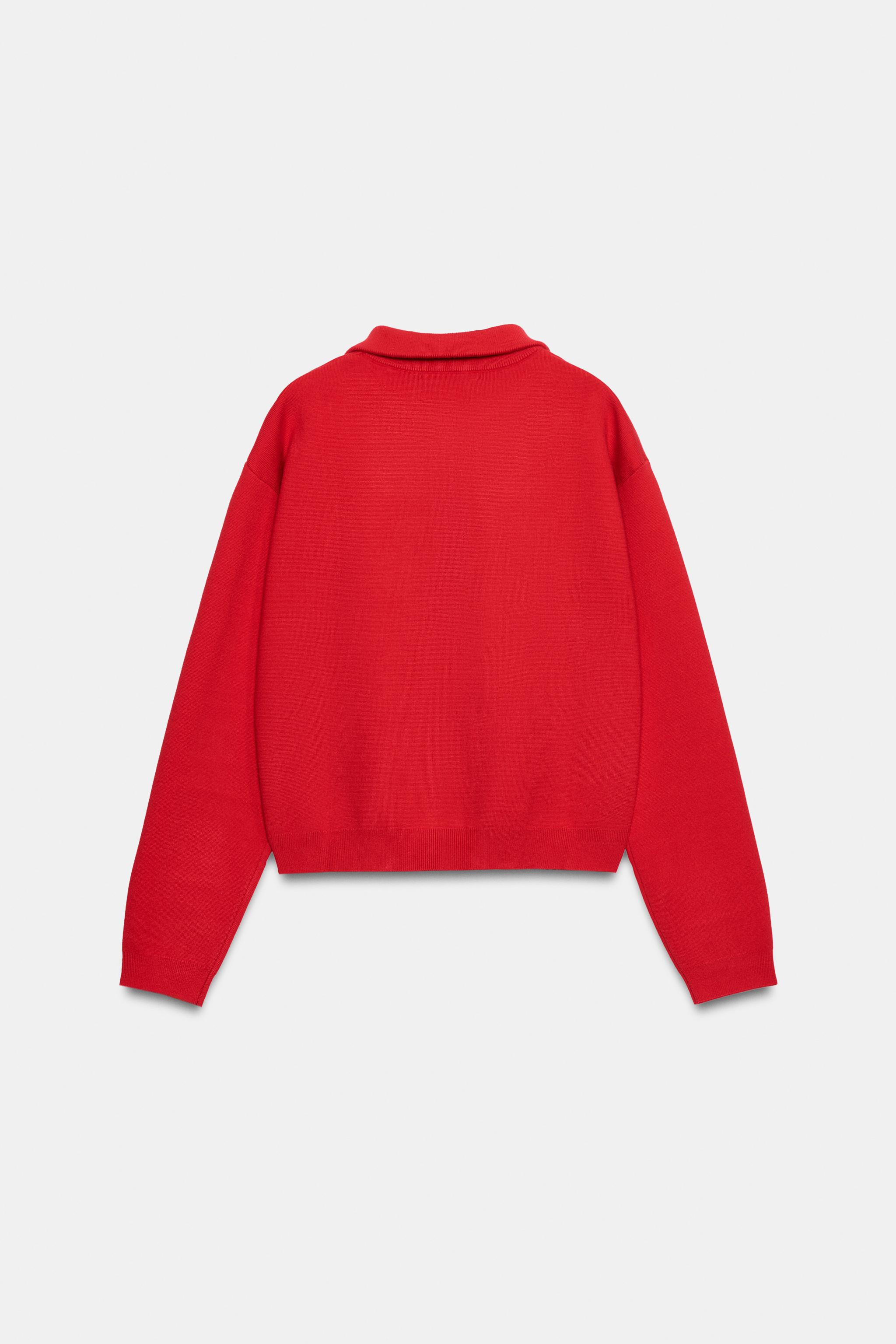 KNIT ZIP-UP JUMPER